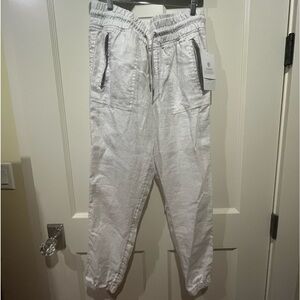 Stylish White Jogger Pants